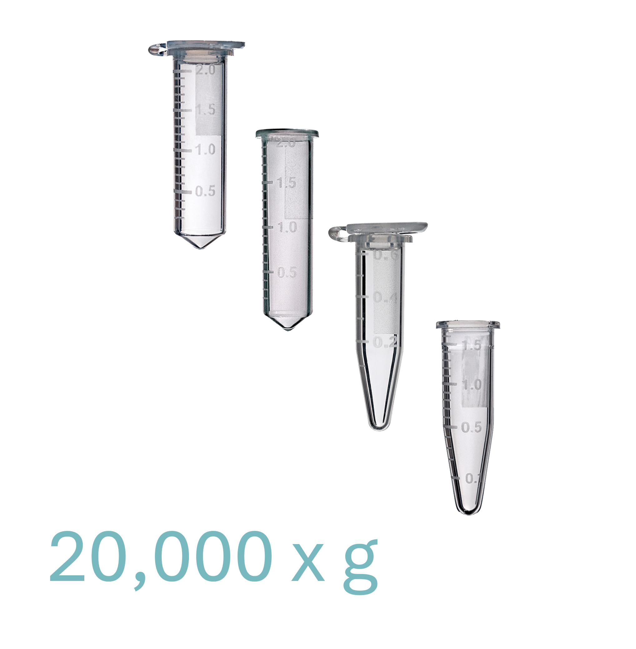 星月基因銷售的微量離心管，可承受RCF 20000 g 以上的離心力